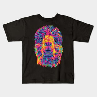 Silly Rainbow Alpaca Kids T-Shirt